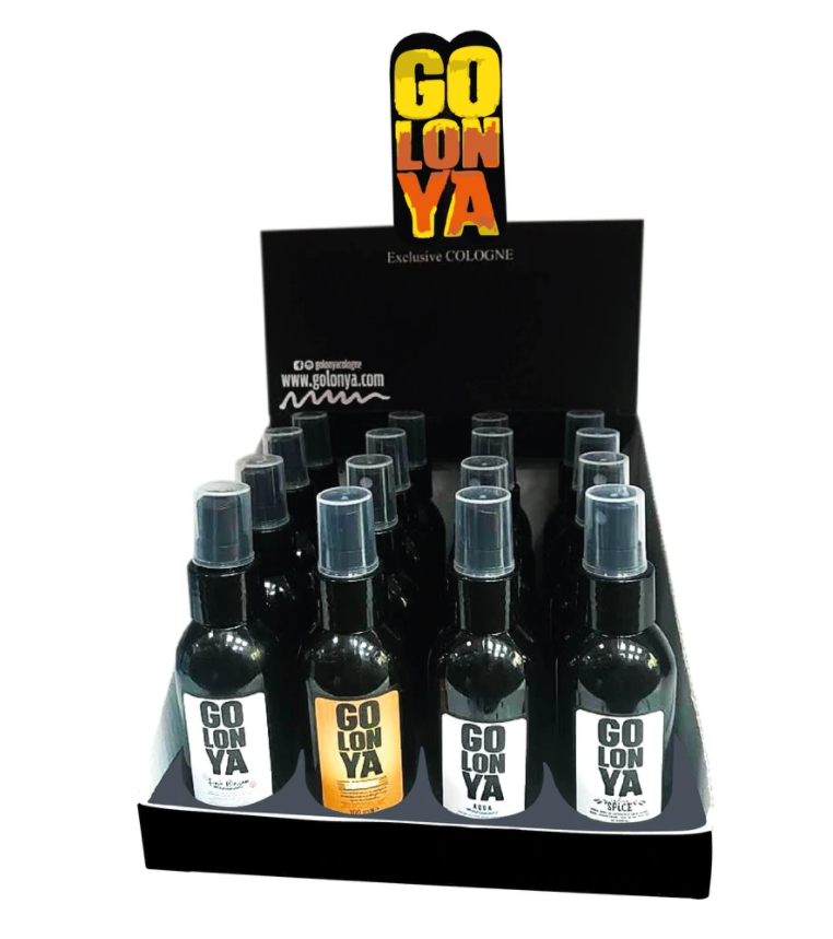 Golonya 100ml Karma 16 Adet Sprey Kolonya 4 Çeşit