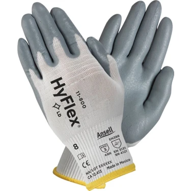 ANSELL Hyflex® 11-800 Köpük Nitril Iş Eldiveni Oeko-tex Onaylı