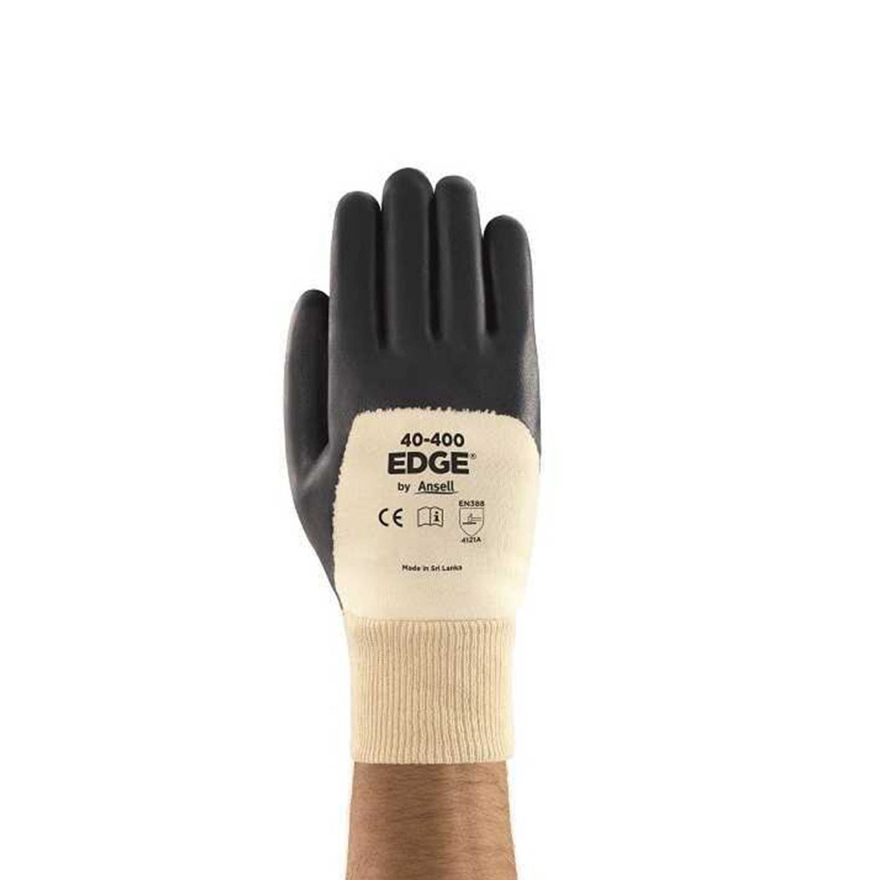 Ansell Edge 40-400 Mekanik Korumalı Yağ Tutmaz Nitril İş Eldiveni